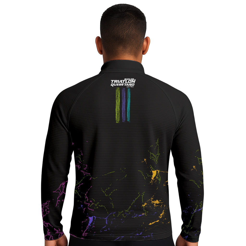 SUDADERA LIGERA NEGRA SAN GIL CABALLERO