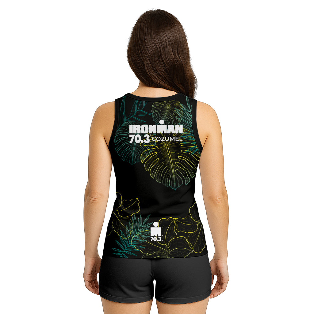 BLACK TANK TOP IM 70.3 COZUMEL 2026 WOMAN