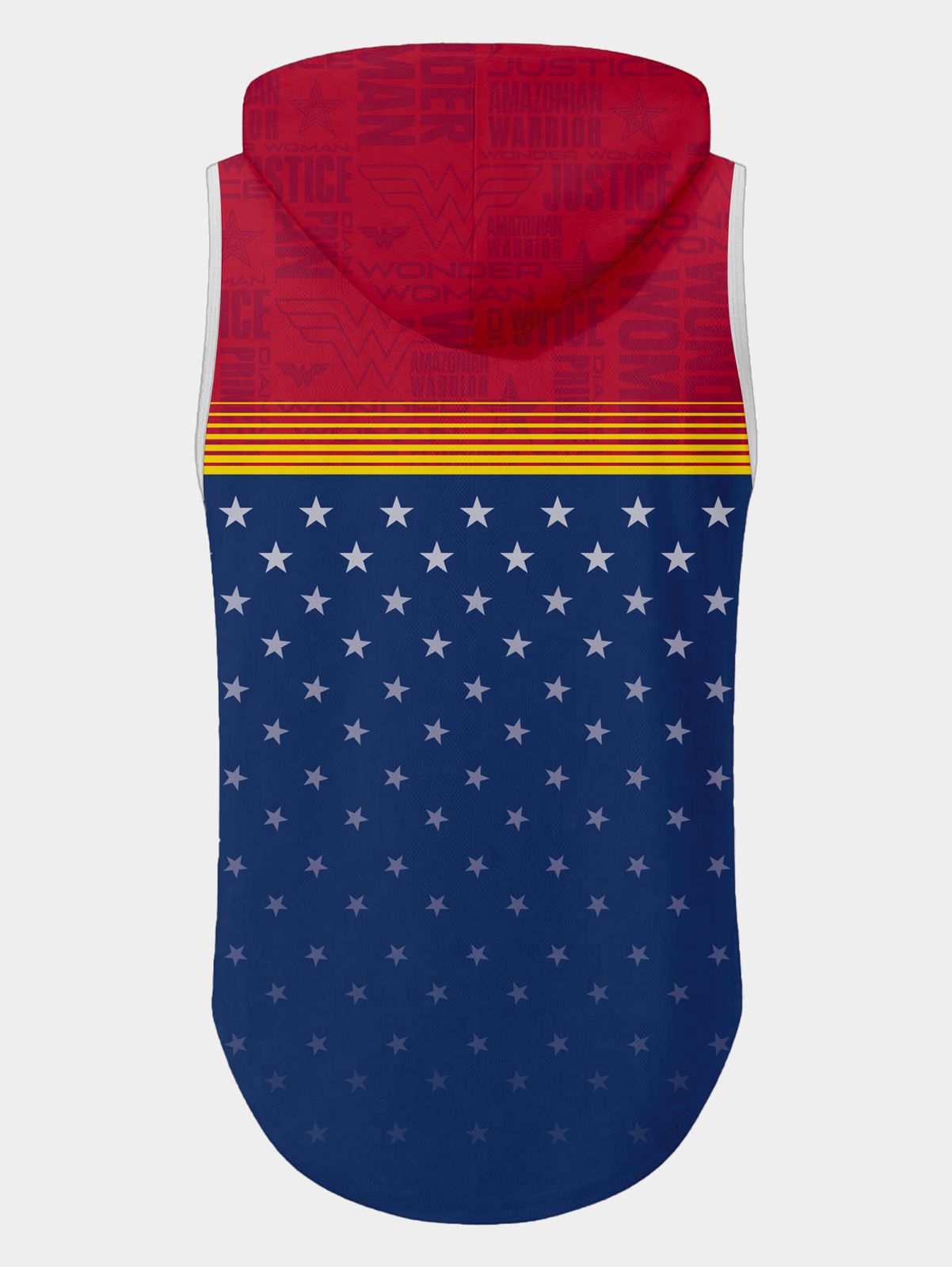Playera Con Gorro Sin Manga caballero ww