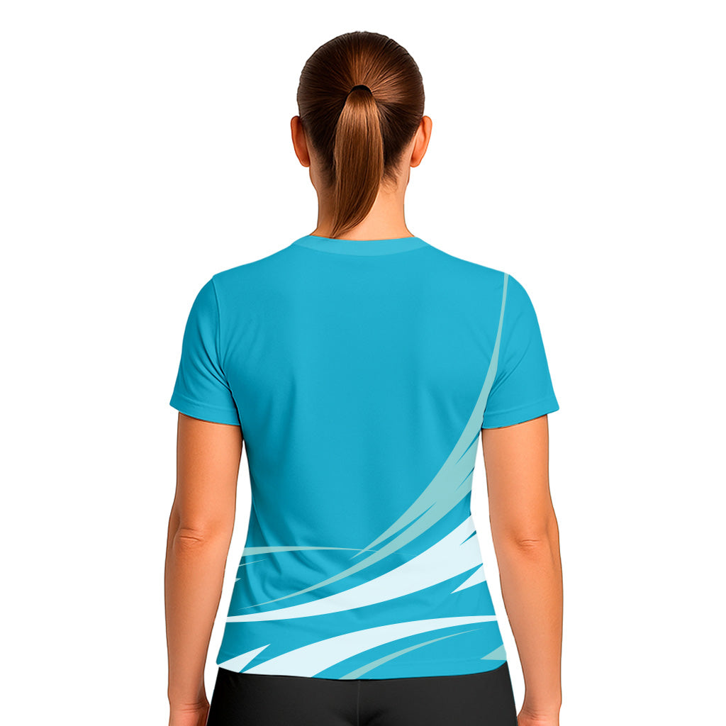 PLAYERA AZUL 21K COAHUILA DAMA