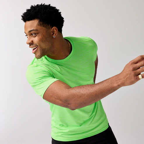 Luxe Short Sleeve Tee Neo Limeade