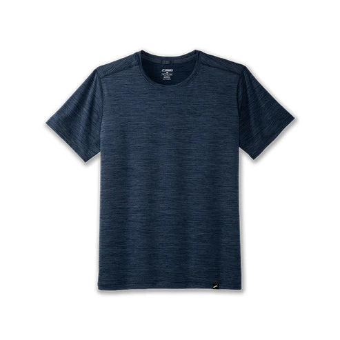 Luxe Short Sleeve  Tee Htr Blue Slate