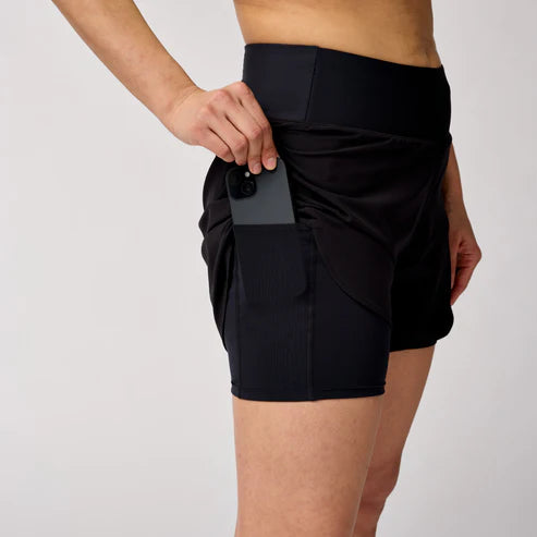 Chaser 5 inch 2-in-1 Short 2.0 Black