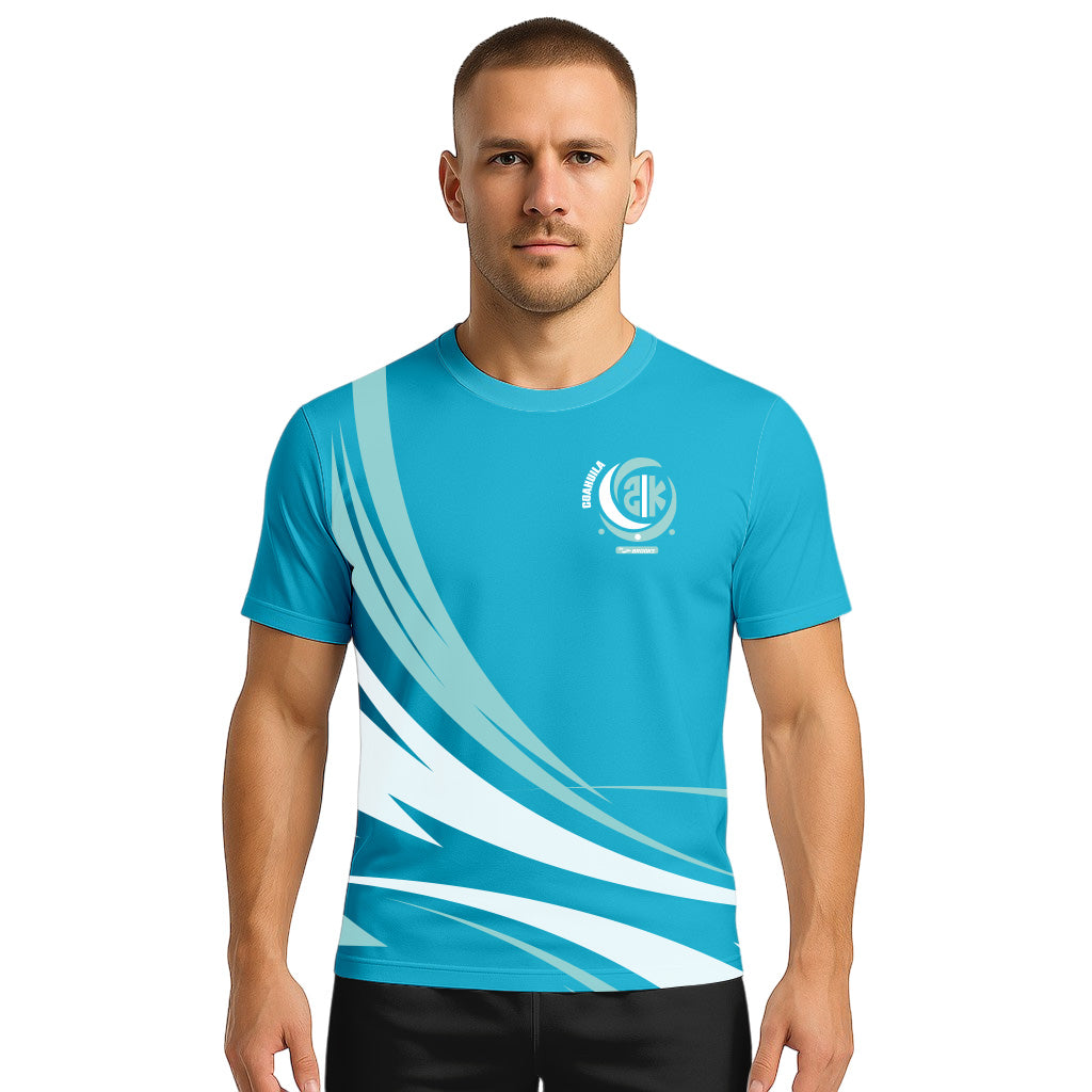 PLAYERA AZUL 21K COAHUILA CABALLERO