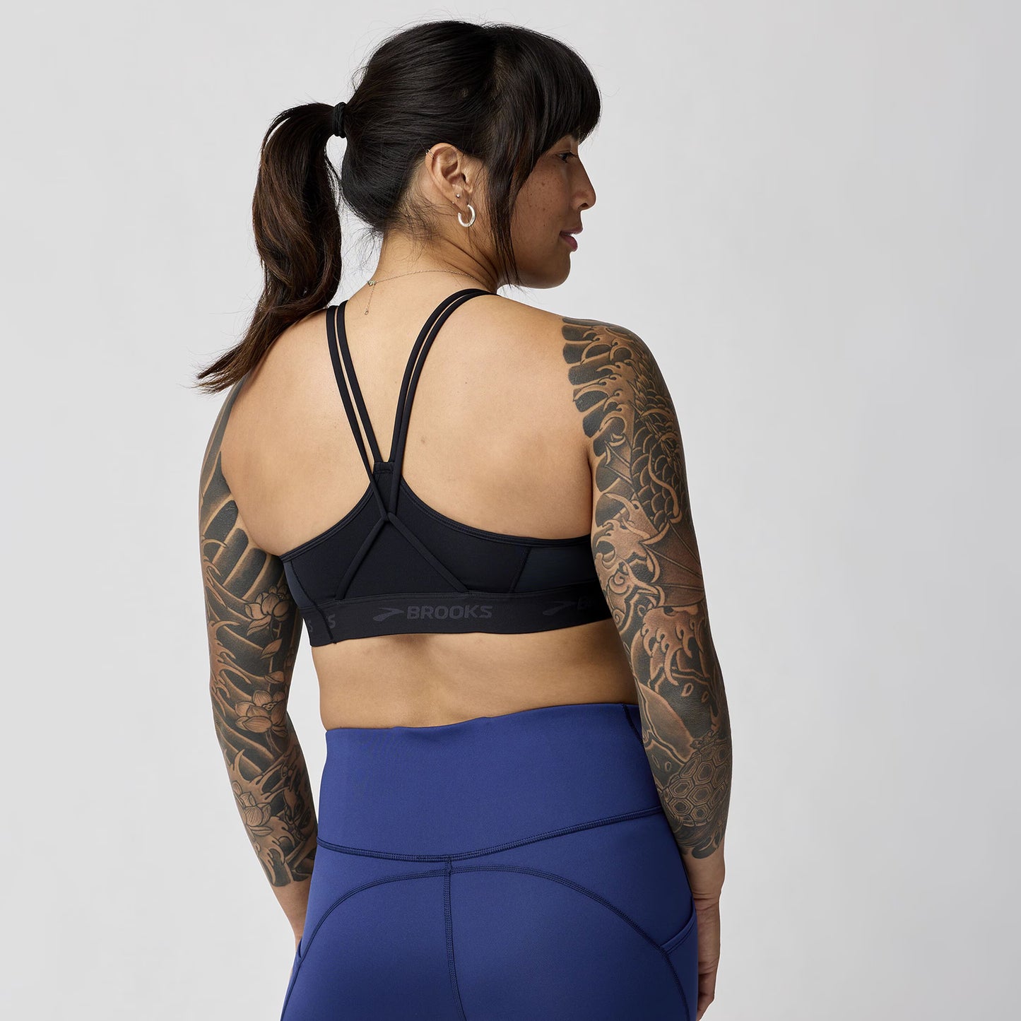 BROOKS SPORTS BRA BLACK