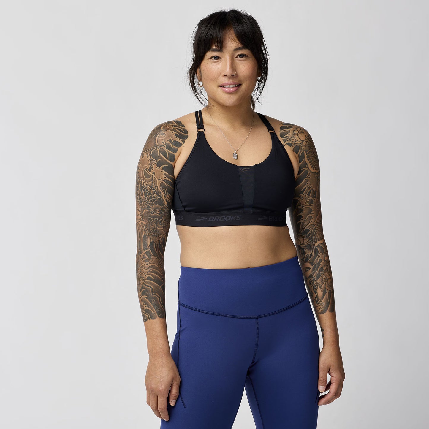 BROOKS SPORTS BRA BLACK
