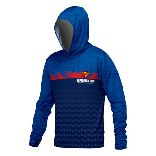 Sudadera con Gorro Tech Superman Azul