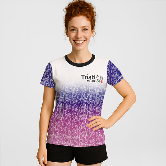 Playera Tech mc FMTRI Dama