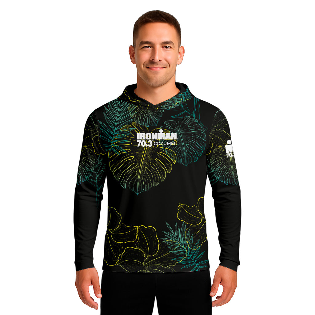 BLACK LIGHT HOODIE IM 70.3 COZUMEL 2026 MAN