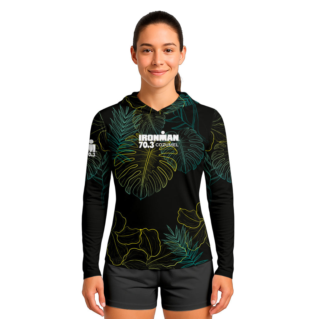 BLACK LIGHT HOODIE IM 70.3 COZUMEL 2026 WOMAN