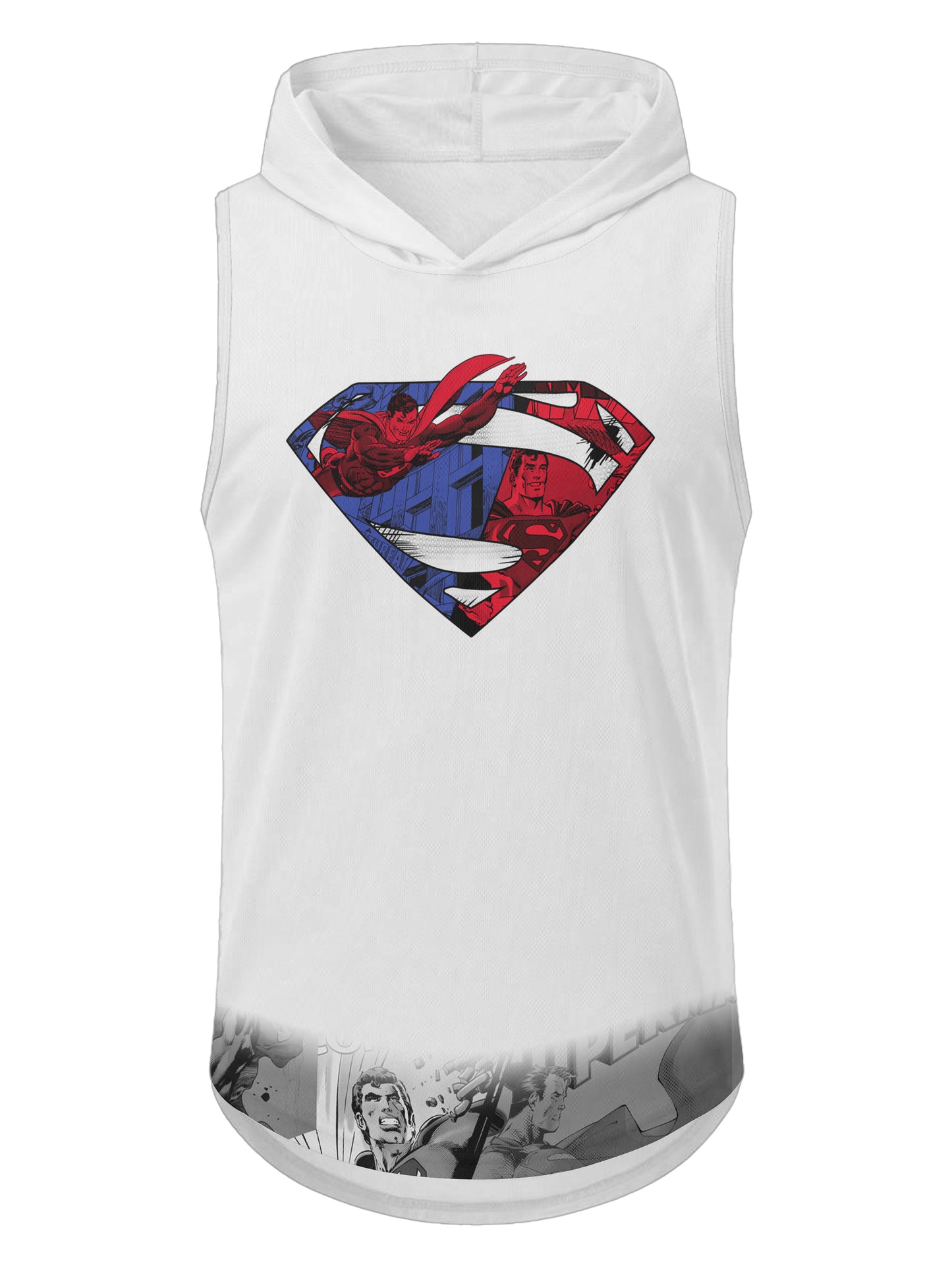 PLAYERA SIN MANGAS CON GORRO SUPERMAN CABALLERO