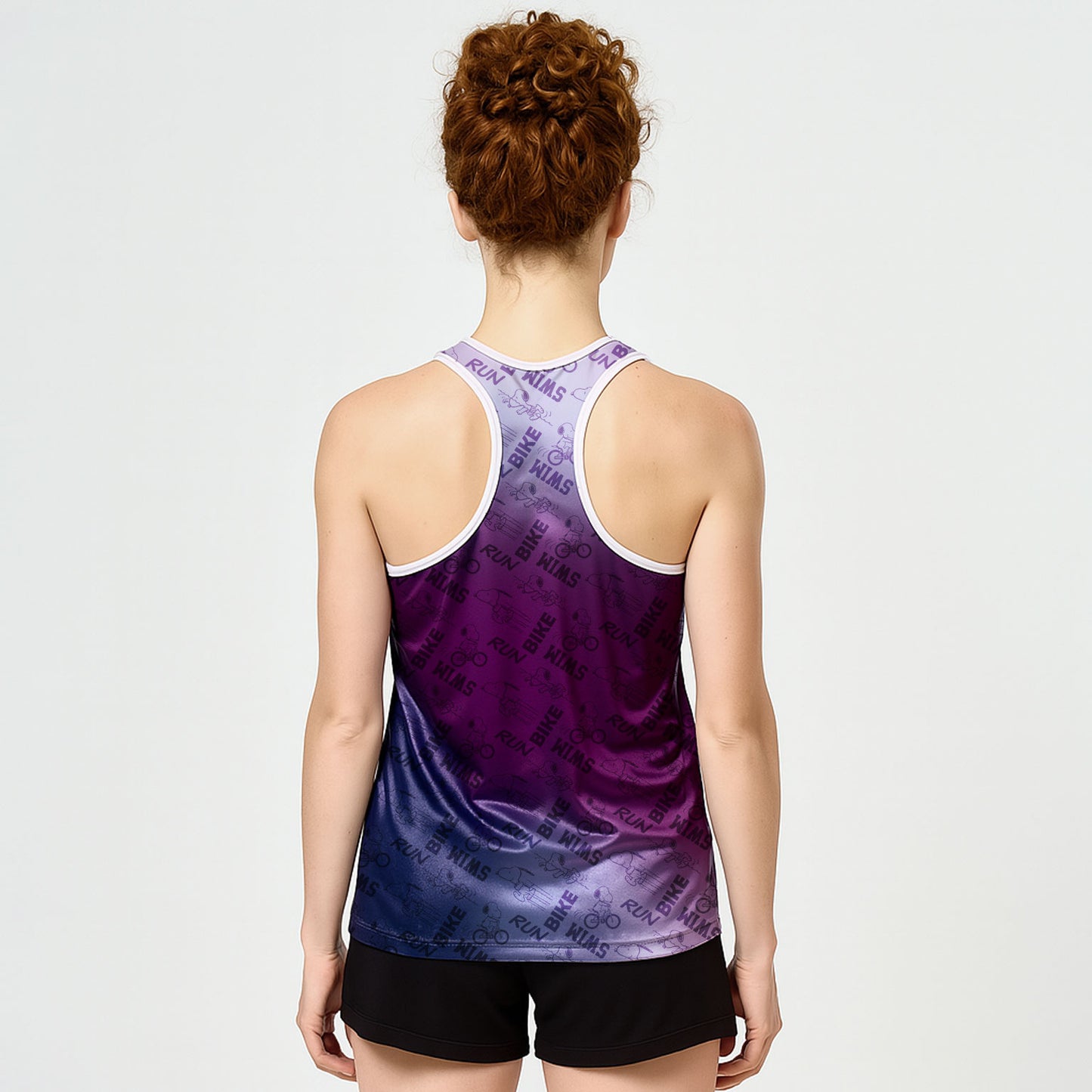 TANK SNOOPY DRIFIT TRIATLON MORADA DAMA
