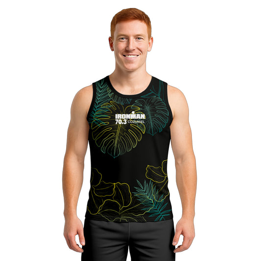 BLACK TANK TOP IM 70.3 COZUMEL 2026 MAN