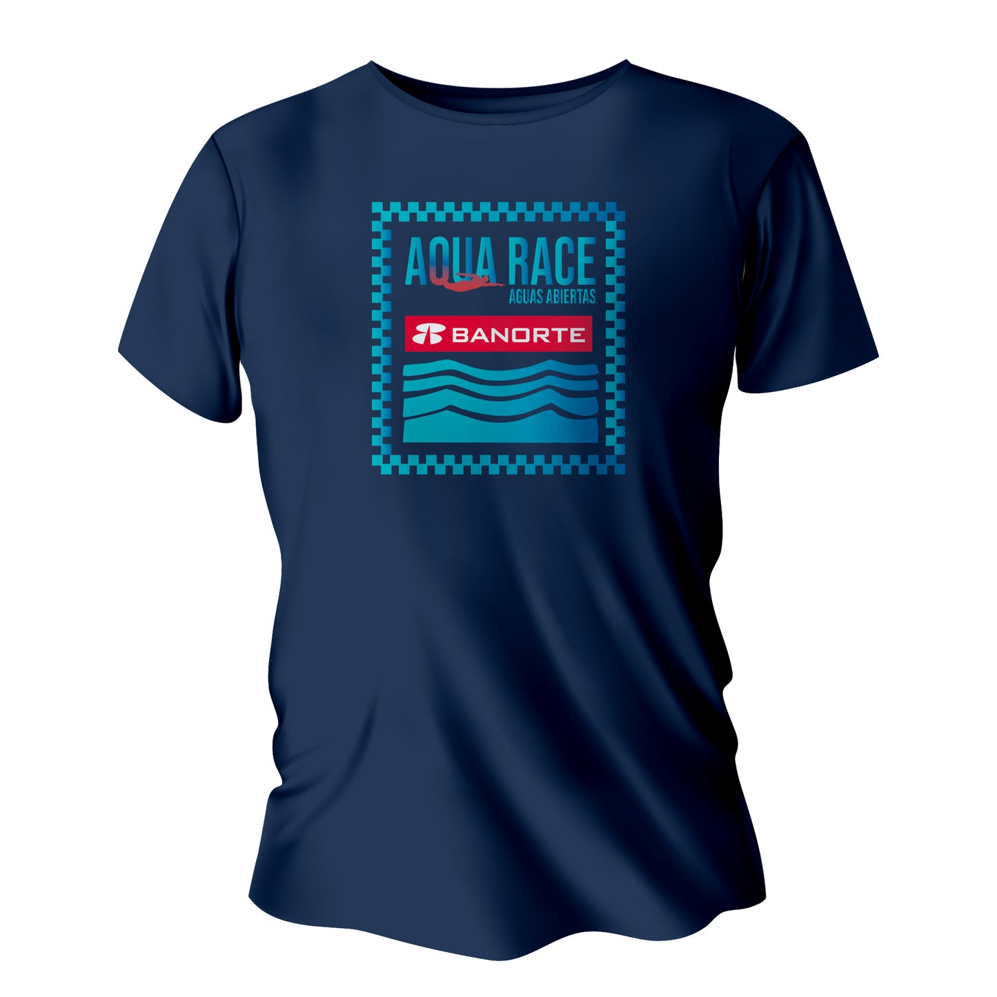 PLAYERA MARINO AQUA RACE DAMA