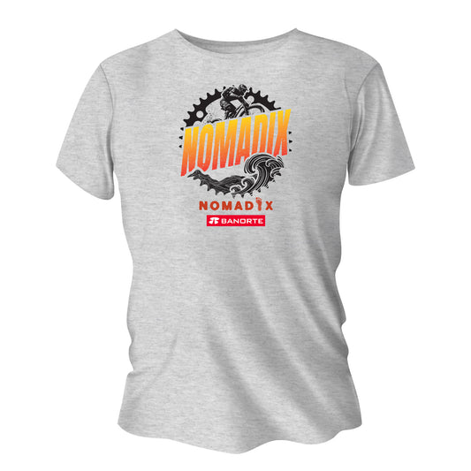 PLAYERA  GRIS NOMADIX BANORTE DAMA
