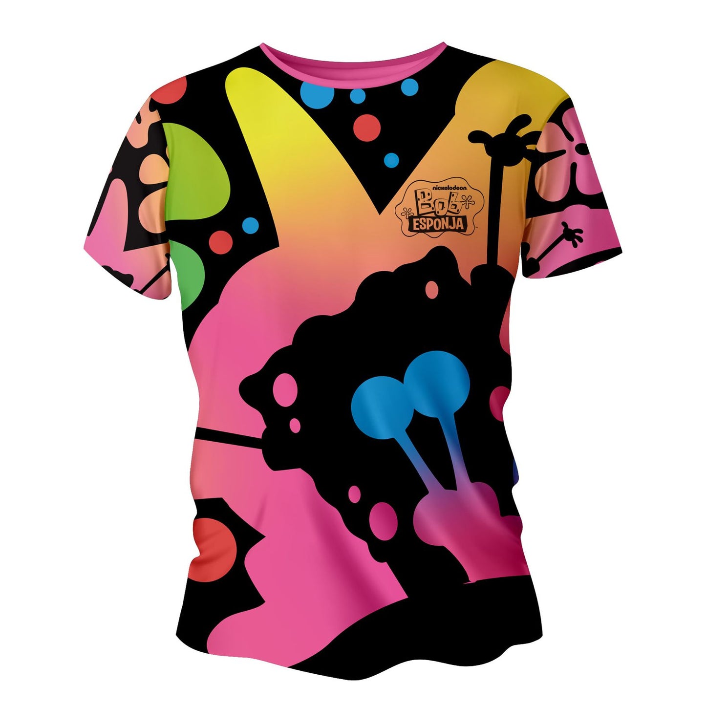 PLAYERA BOB ESPONJA COLORES CABALLERO
