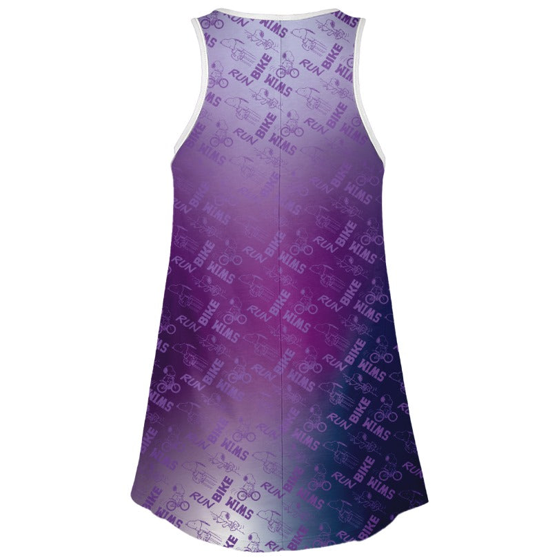 TANK SNOOPY DRIFIT TRIATLON MORADA DAMA