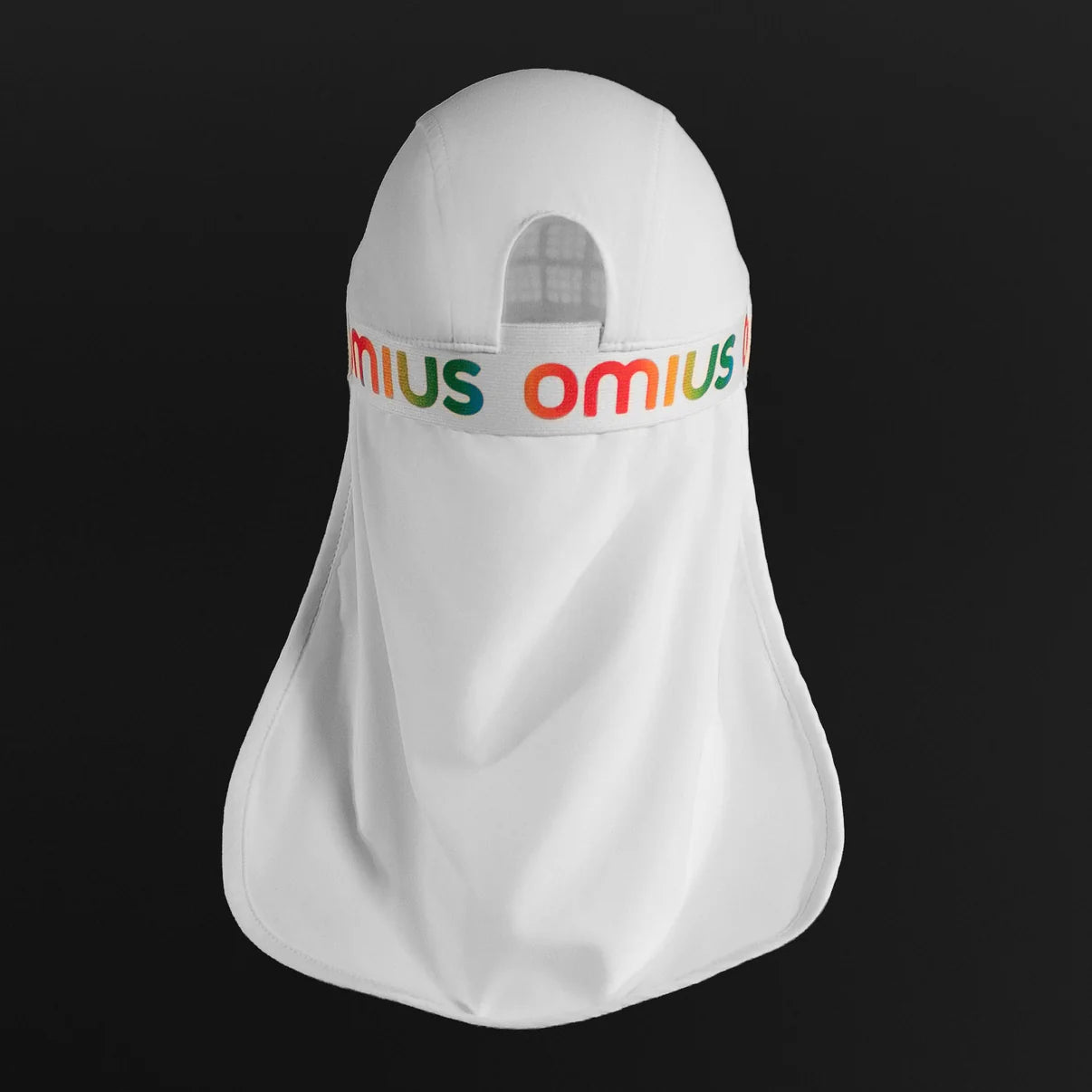 GORRA BLANCA CON CAPA (SIN PIEDRAS)
