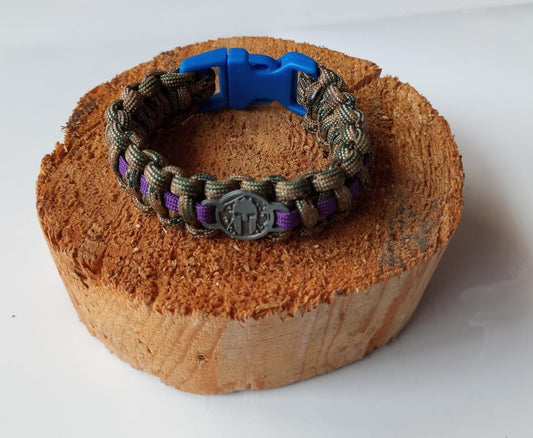 PULSERA PARACORD  AZUL