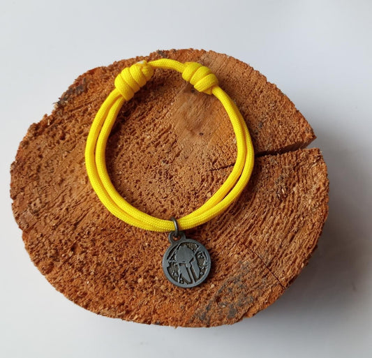 PULCERA SENCILLA PARACORD AMARILLA